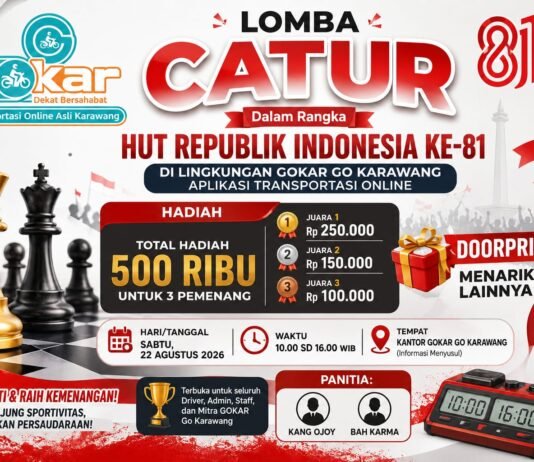Muhammad Aldy Fadhilah Ajak Mitra GOKAR Ikuti Lomba Catur