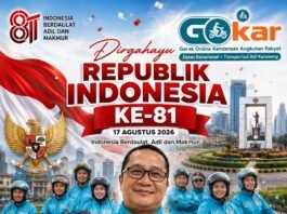 HUT RI ke-81, GOKAR Bawa Semangat Transportasi Karya Anak Bangsa