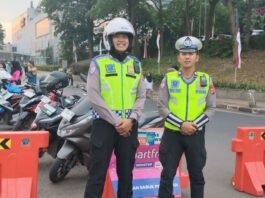 Amankan Car Free Day di Galuh Mas, Satlantas Polresta Karawang Terapkan Rekayasa Arus Lalu Lintas