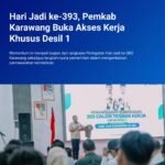 Hari Jadi ke-393 Karawang, Pemkab Buka Peluang Kerja bagi 393 Warga Desil 1