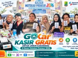 GOKAR Bantu UMKM Go Digital dengan Kasir Gratis di Bazar Motekar Preneur 2026