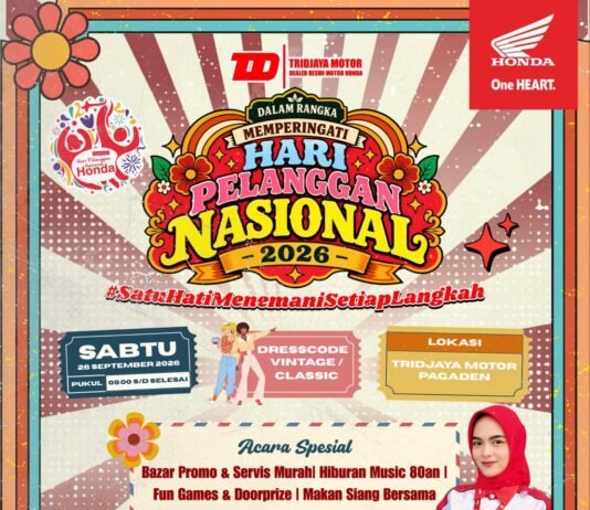 Tridjaya Motor Pagaden Siapkan Pesta Pelanggan, Ada Promo hingga Doorprize Menarik