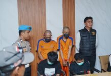 Polresta Karawang Ringkus Empat Pelaku Curanmor, Tujuh Motor Disita