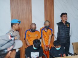 Polresta Karawang Ringkus Empat Pelaku Curanmor, Tujuh Motor Disita