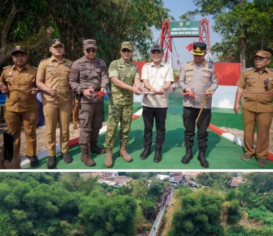 Bupati Aep Resmikan Jembatan Perintis Garuda, Hubungkan Desa Kalijati dan Kamurang
