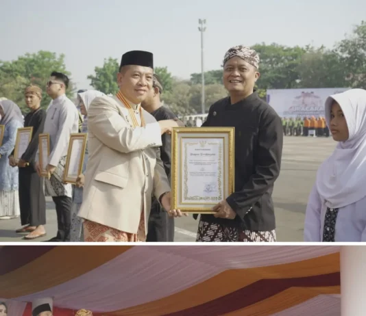 Bupati Karawang Tegaskan Komitmen Layani Masyarakat pada Apel Peringatan Hari Jadi ke-393